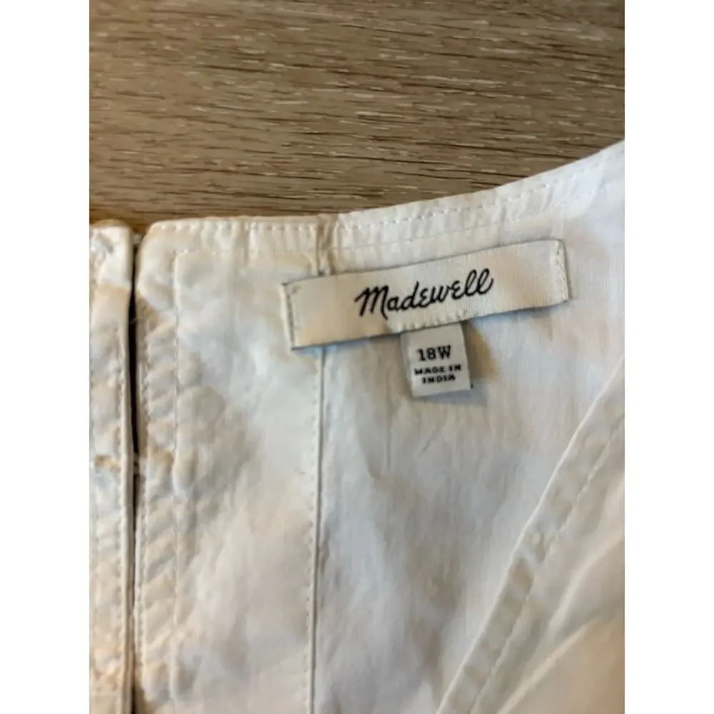 Madewell Plus Annamarie Embroidered Mini Dress - Picture 6 of 10